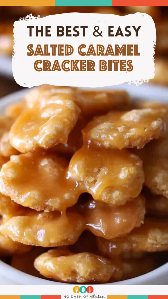 Salted Caramel Cracker Bites