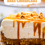 Salted Caramel No Bake Cheesecake Recipe