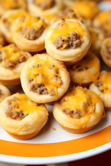 Sausage and Cream Cheese Biscuit Bites