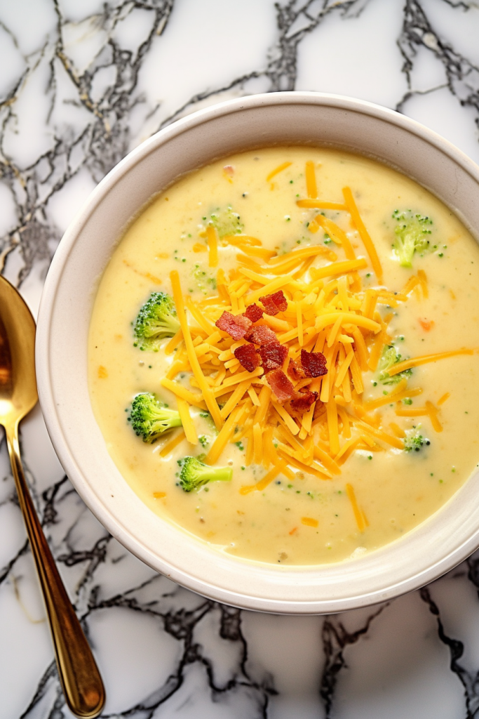 Slow Cooker Crack Broccoli Cheese Soup Recipe