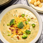 Slow Cooker Crack Broccoli Cheese Soup Recipe