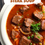 Slow Cooker Steak Soup