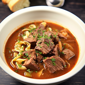 Slow Cooker Steak Soup