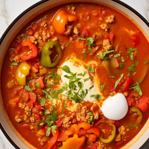 Stuffed Pepper Soup