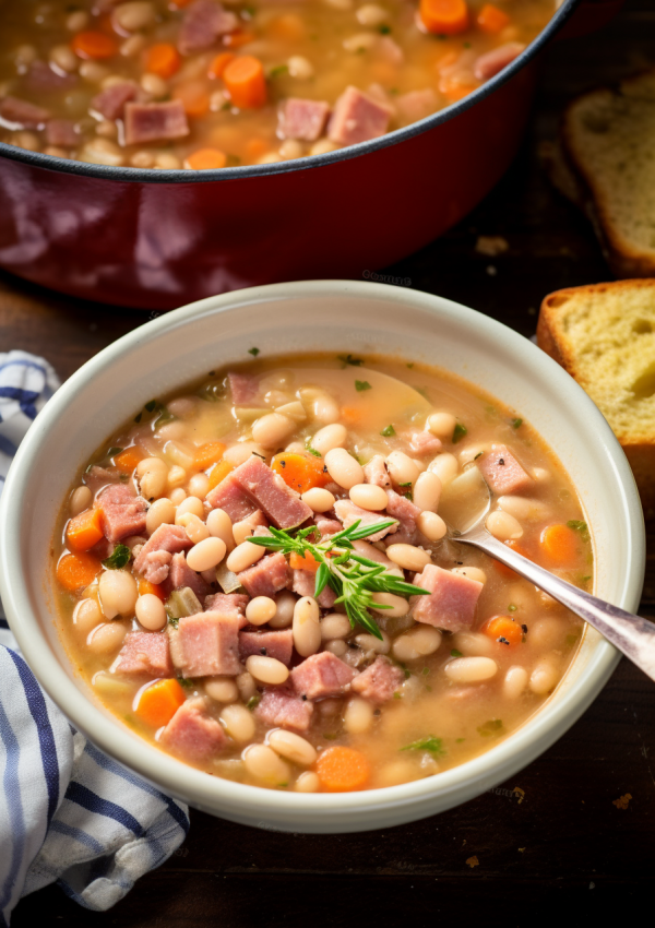 White Bean and Ham Soup