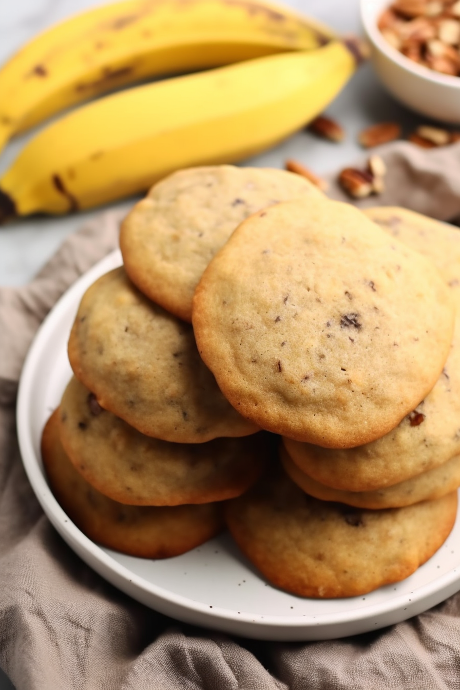 Fluffy Banana Cookies