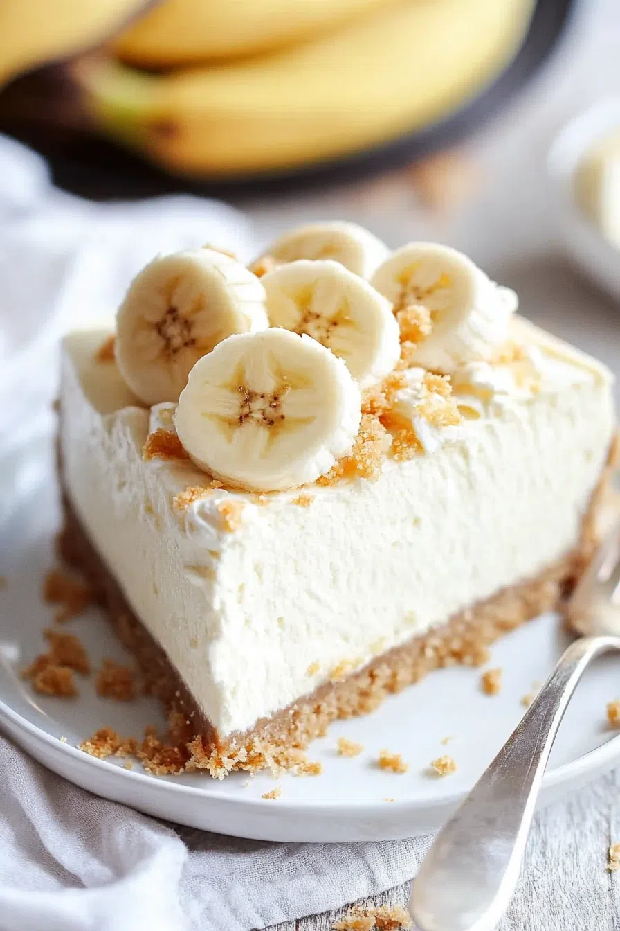 Side view of a thick, chilled dessert slice served with a silver fork.