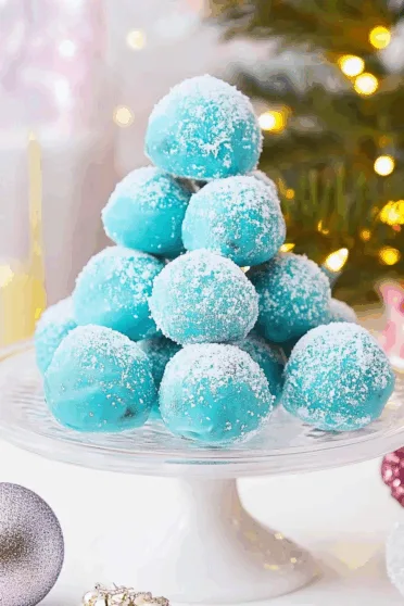Blue Christmas Truffles: A Unique Twist on Holiday Sweets!