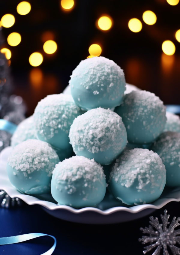 Blue Christmas Truffles: A Unique Twist on Holiday Sweets!