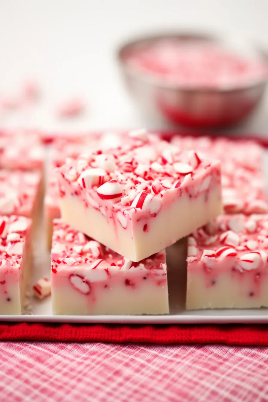 Candy Cane Fudge