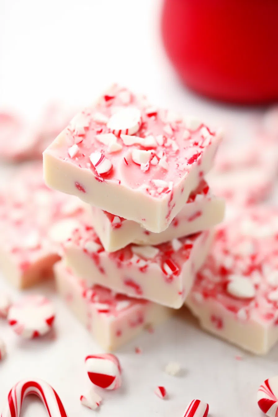 Candy Cane Fudge