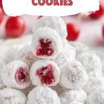 Cherry Snowball Cookies
