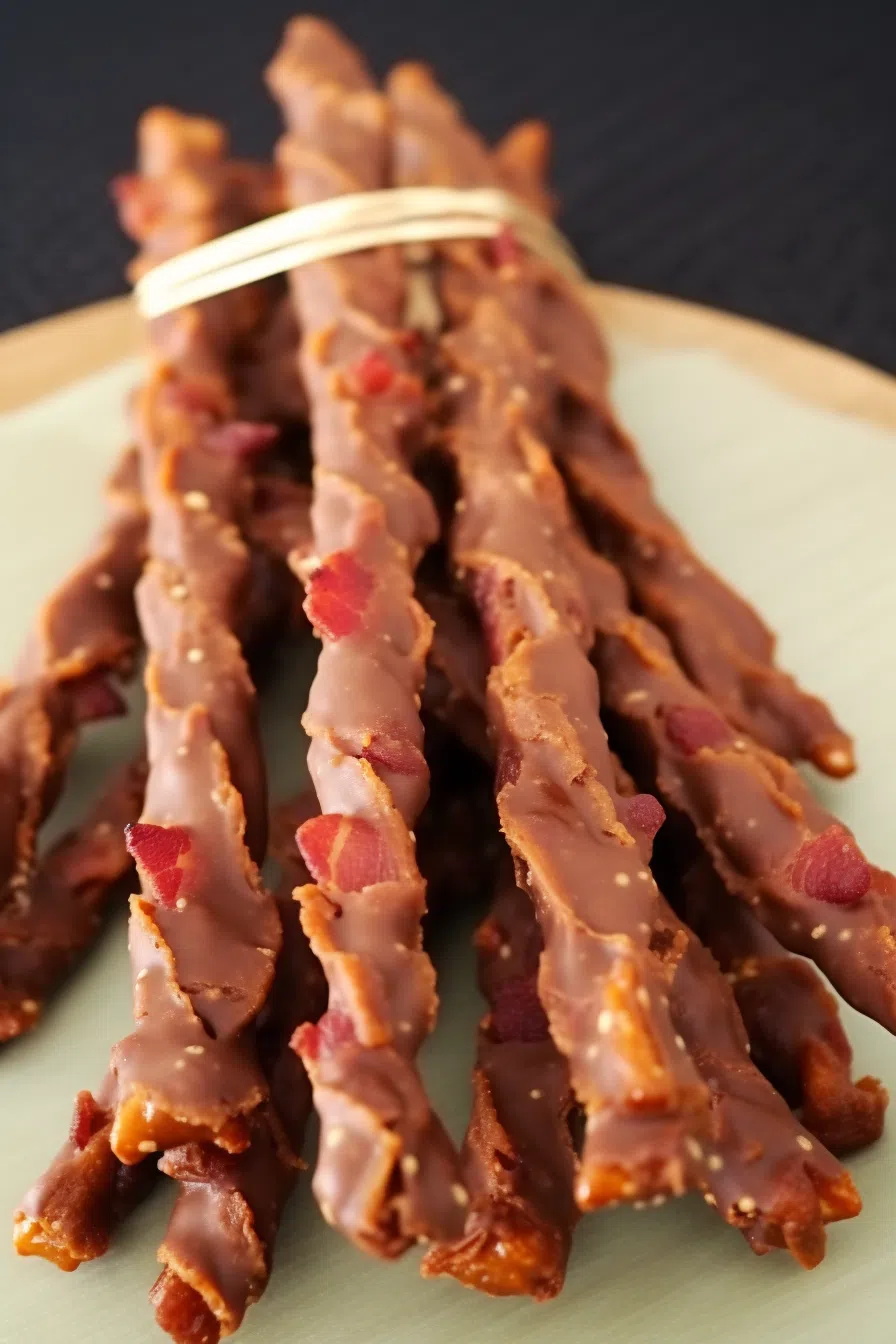 Chocolate and Bacon Covered Pretzels