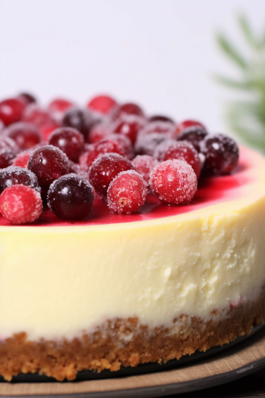 Christmas Cranberry Cheesecake
