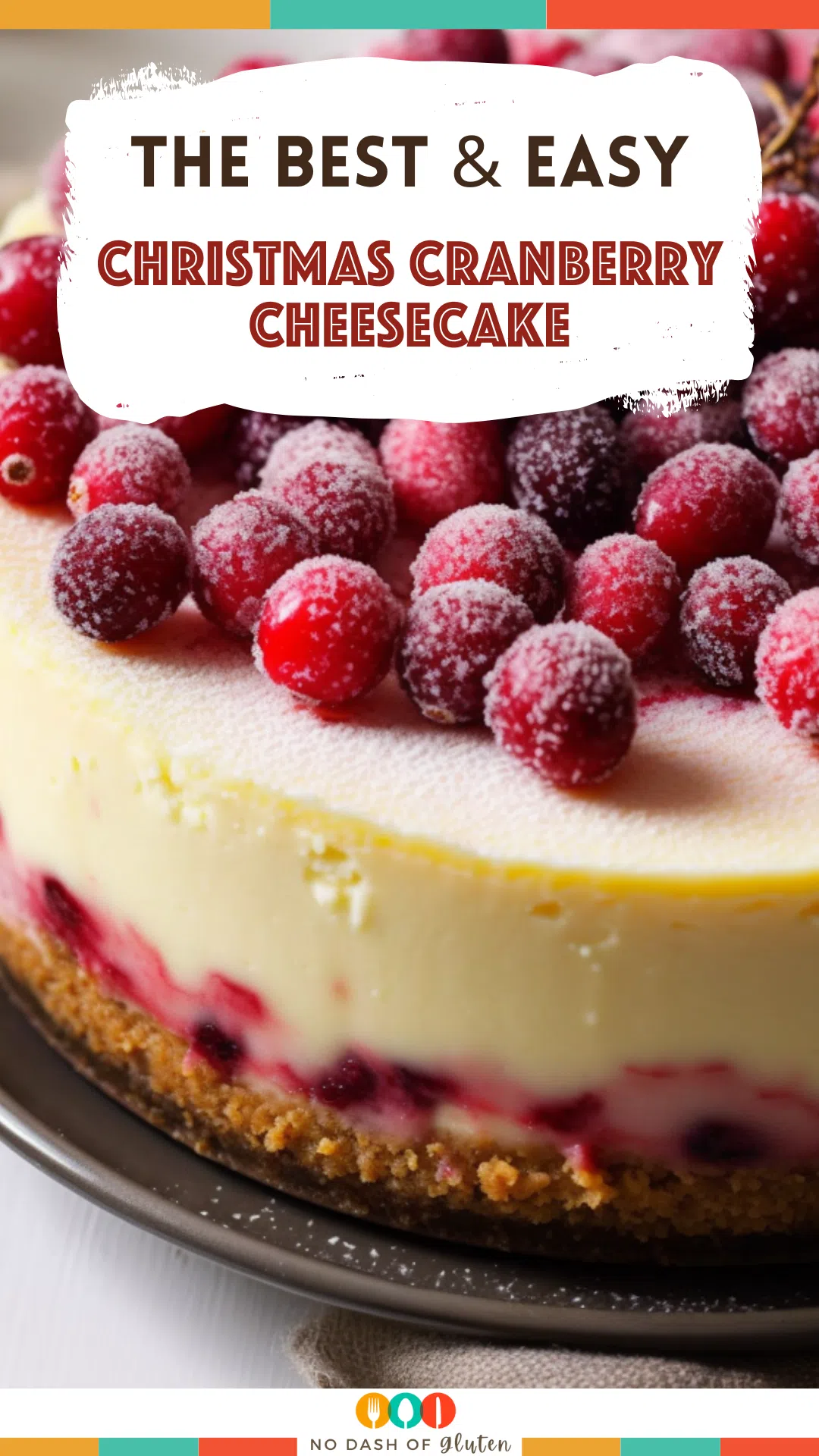 Christmas Cranberry Cheesecake