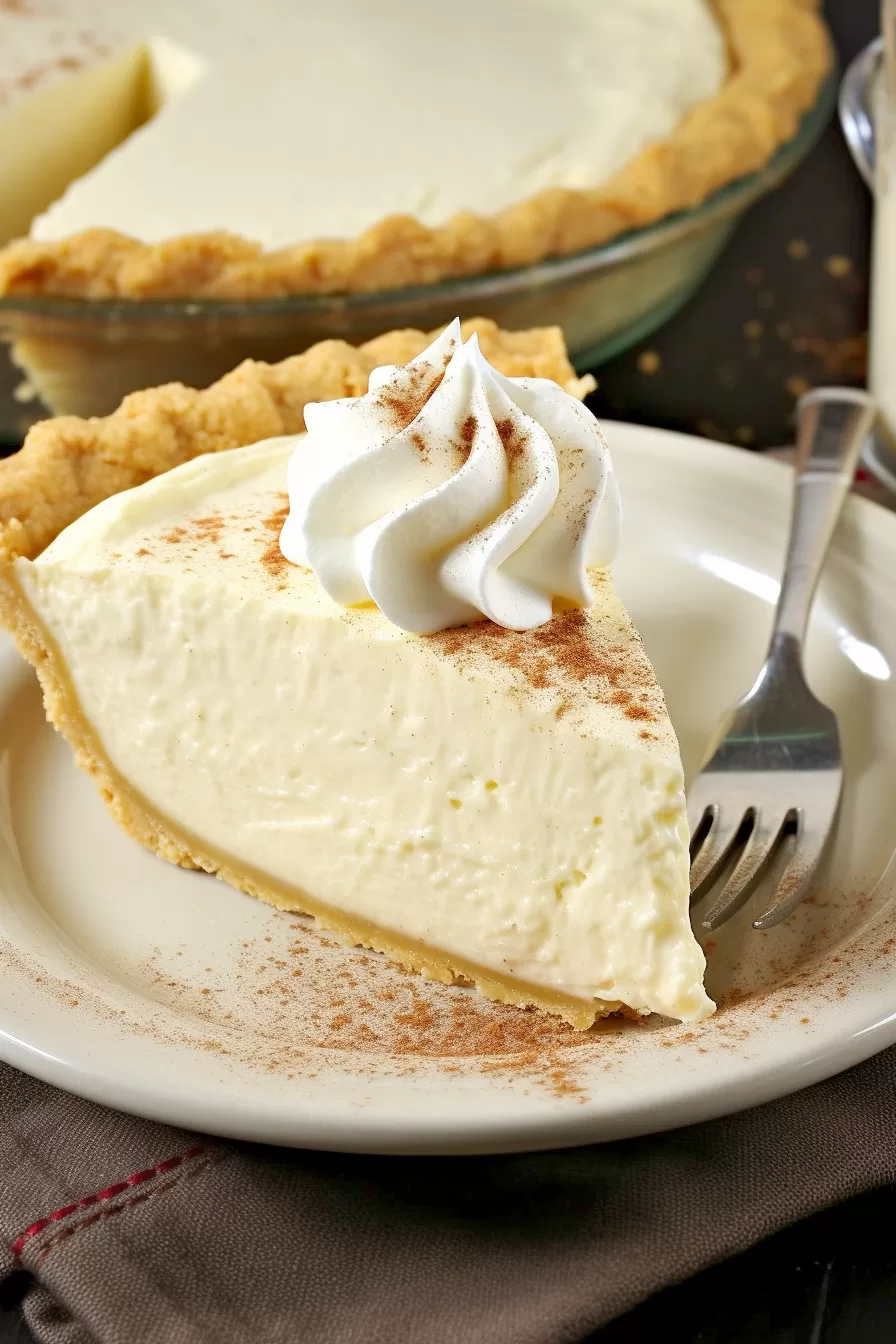 Mixing ingredients to make a creamy holiday pie