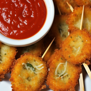 Deep-Fried Ravioli On a Stick