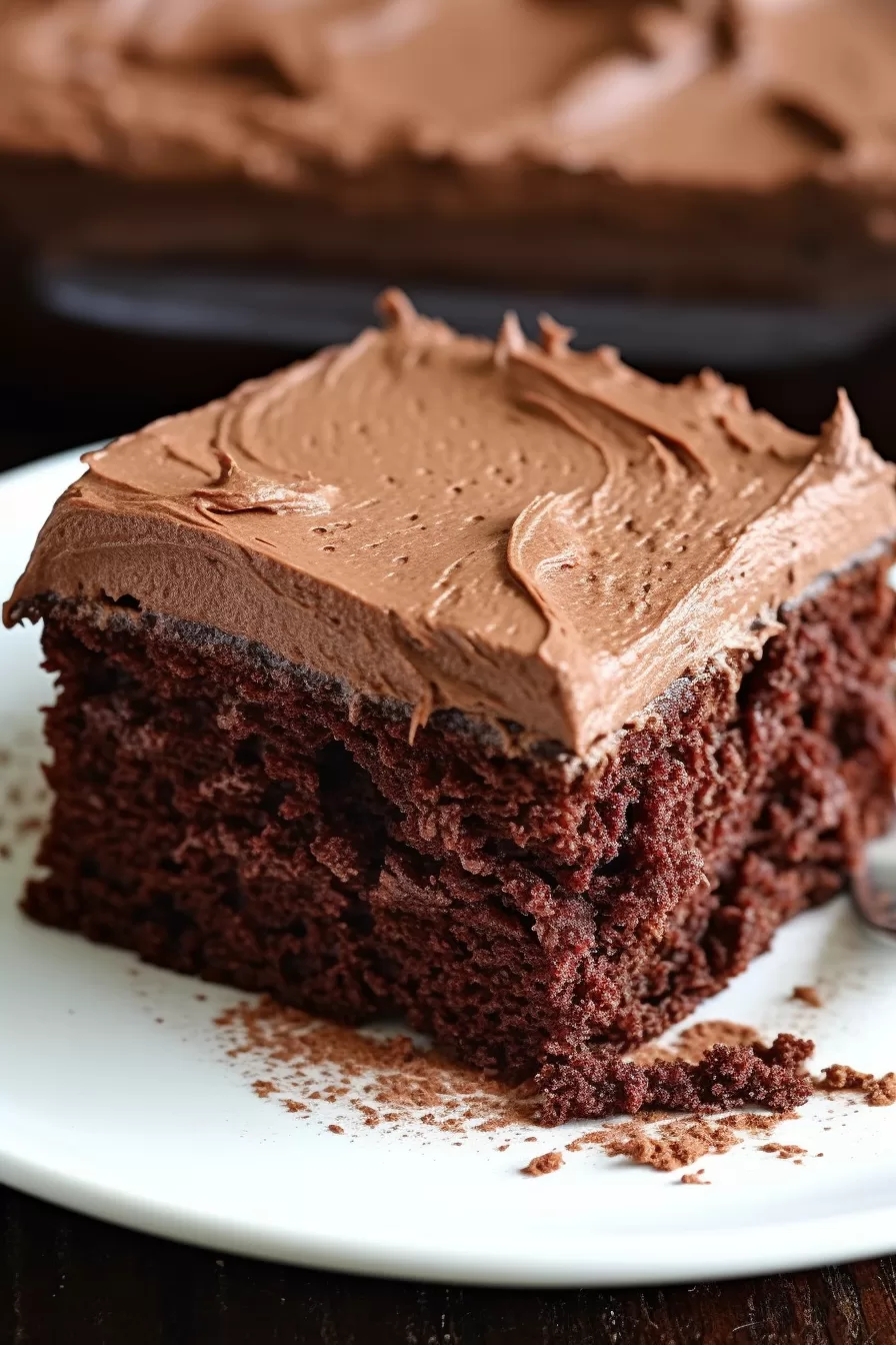 Easy Chocolate Mayonnaise Cake