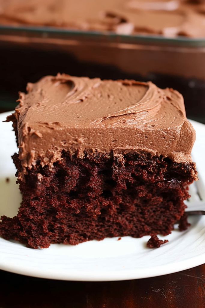 Easy Chocolate Mayonnaise Cake