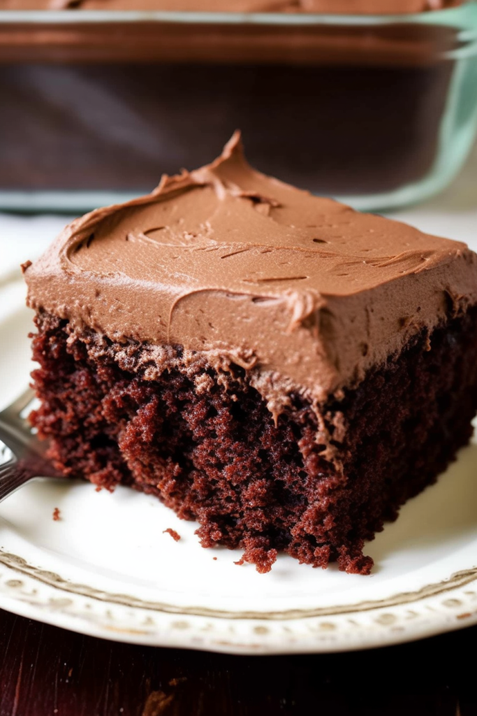 Easy Chocolate Mayonnaise Cake