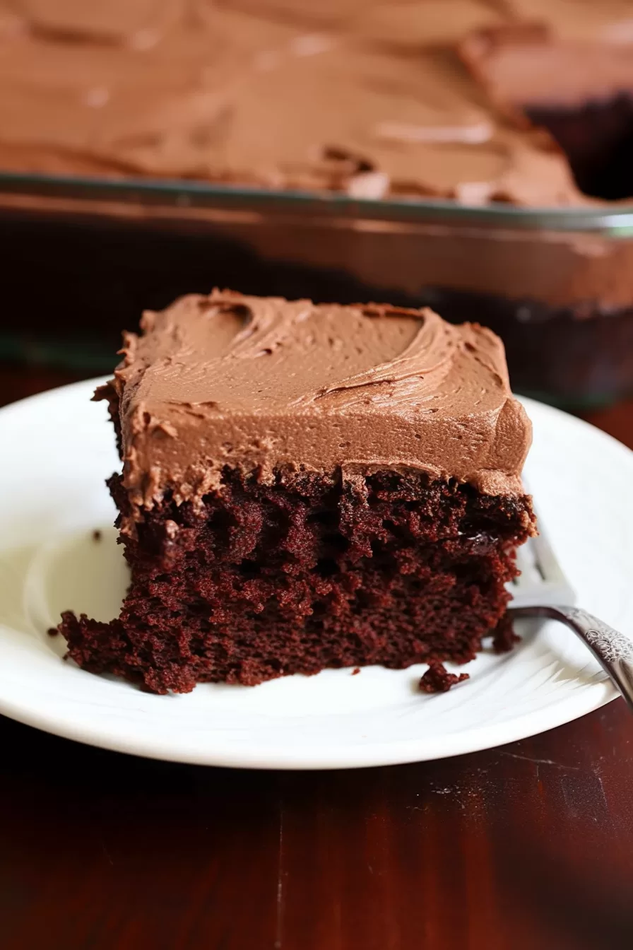 Easy Chocolate Mayonnaise Cake