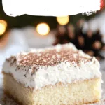Eggnog Poke Cake