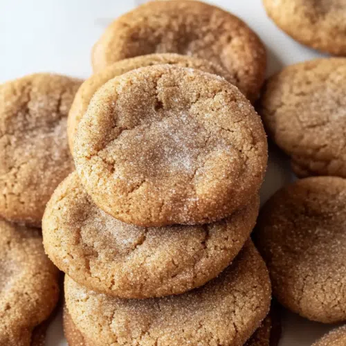 A close-up of a golden-brown cookie with a slightly crisp edge and soft center.