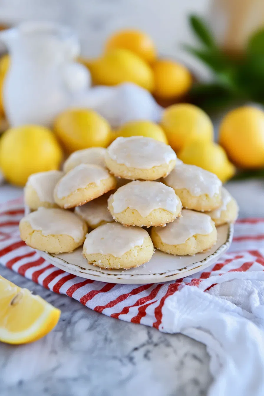 Small, domed cookies with a shiny finish, perfect for gifting or sharing.
