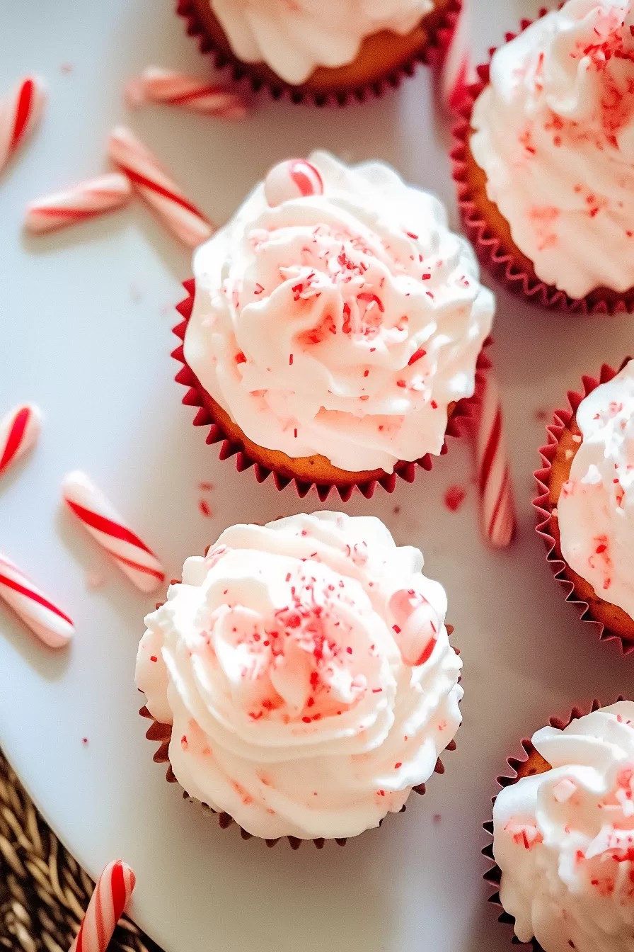 Mini Candy Cane Cheesecake