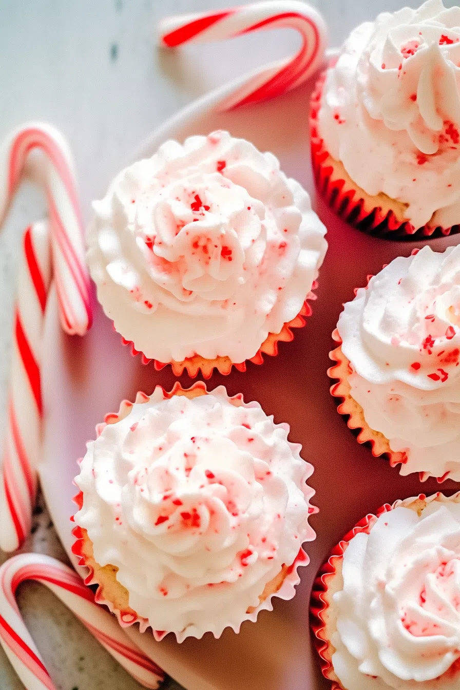 Mini Candy Cane Cheesecake