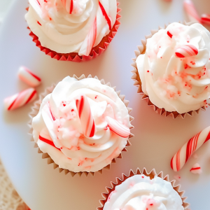 Mini Candy Cane Cheesecake