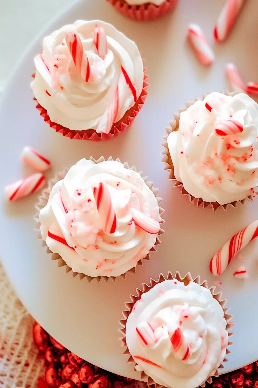 Mini Candy Cane Cheesecake