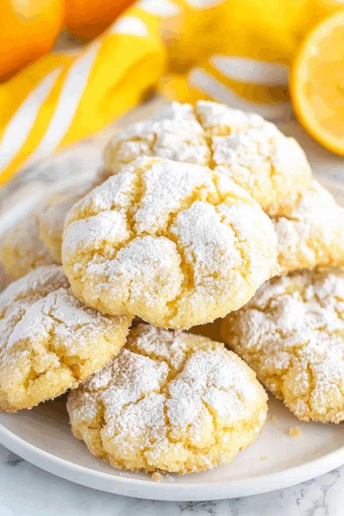 Orange Crinkle Cookies