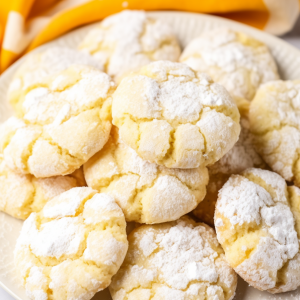 Orange Crinkle Cookies