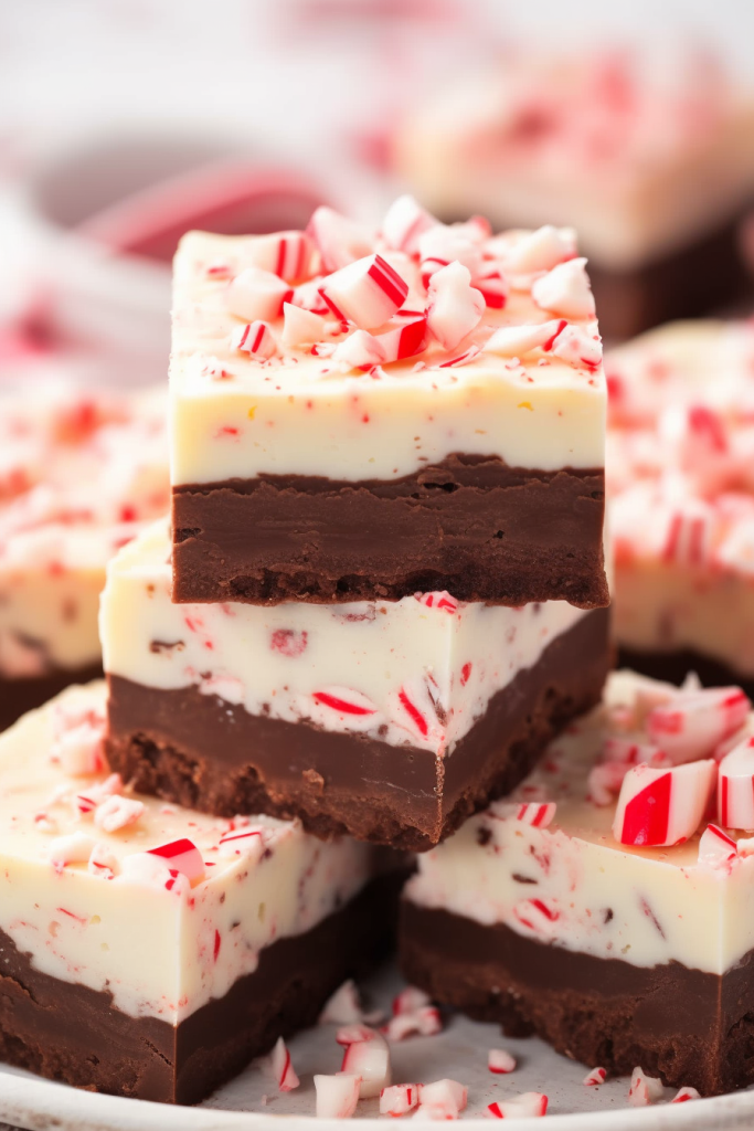 Peppermint Bark Fudge Recipe