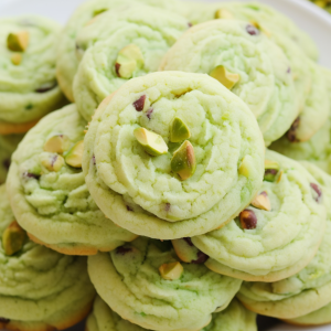 Pistachio Pudding Cookies