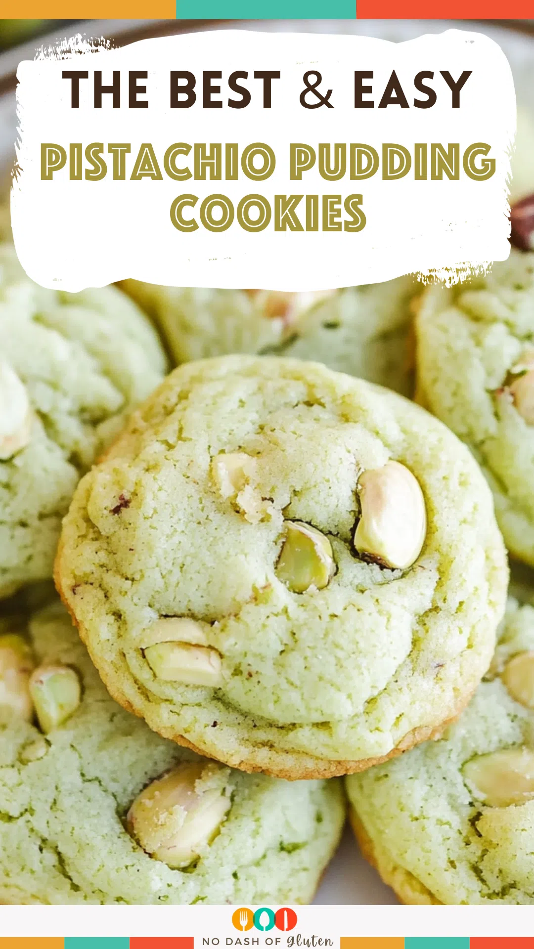Pistachio Pudding Cookies