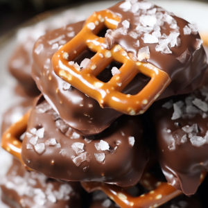 Salted Chocolate Caramel Pretzels