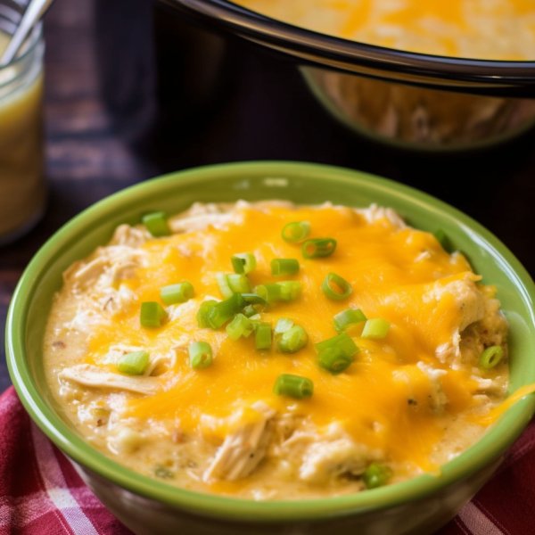 Slow Cooker Green Chile Chicken and Rice Casserole