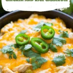 Slow Cooker Green Chile Chicken and Rice Casserole