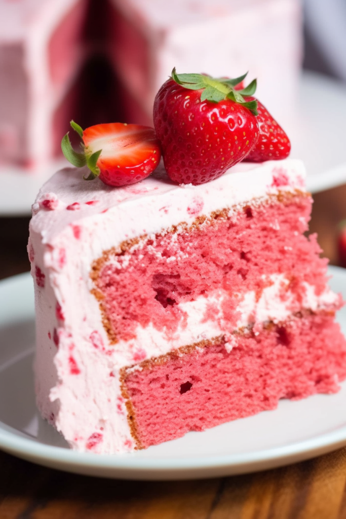 Best Strawberry Cake Ever