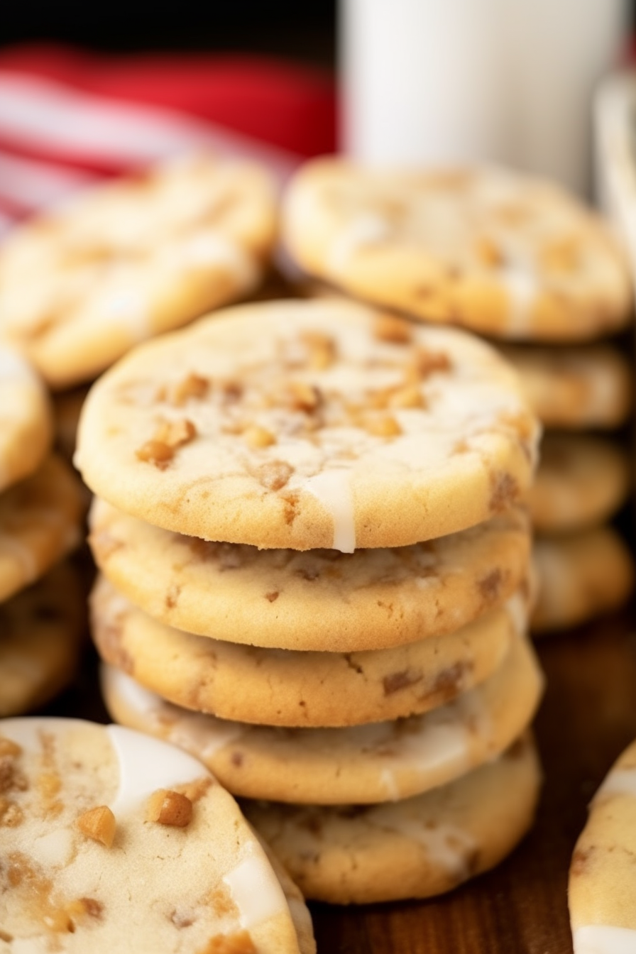 Toffee Butter Icebox Cookies