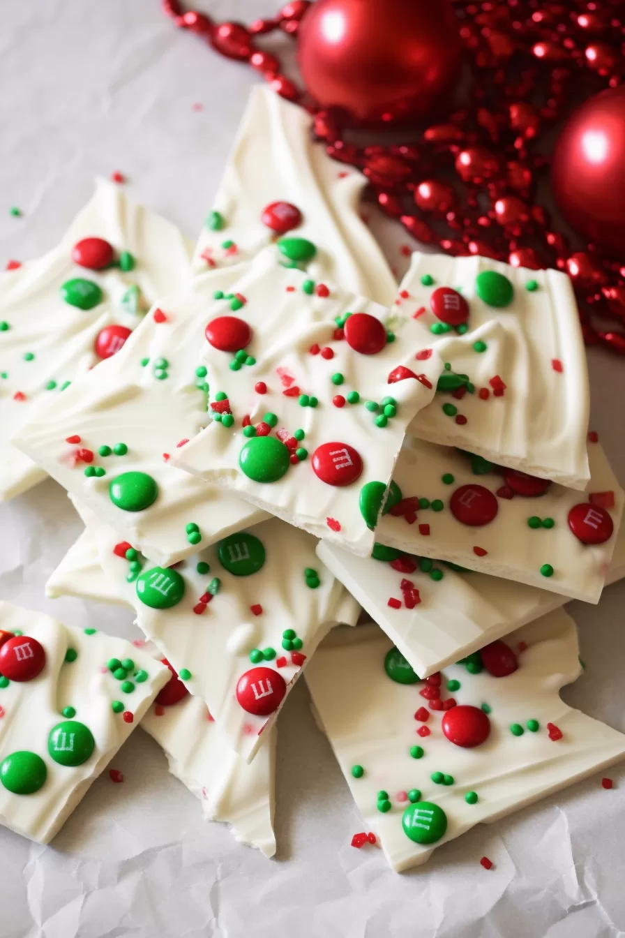 White Chocolate Christmas Bark Recipe