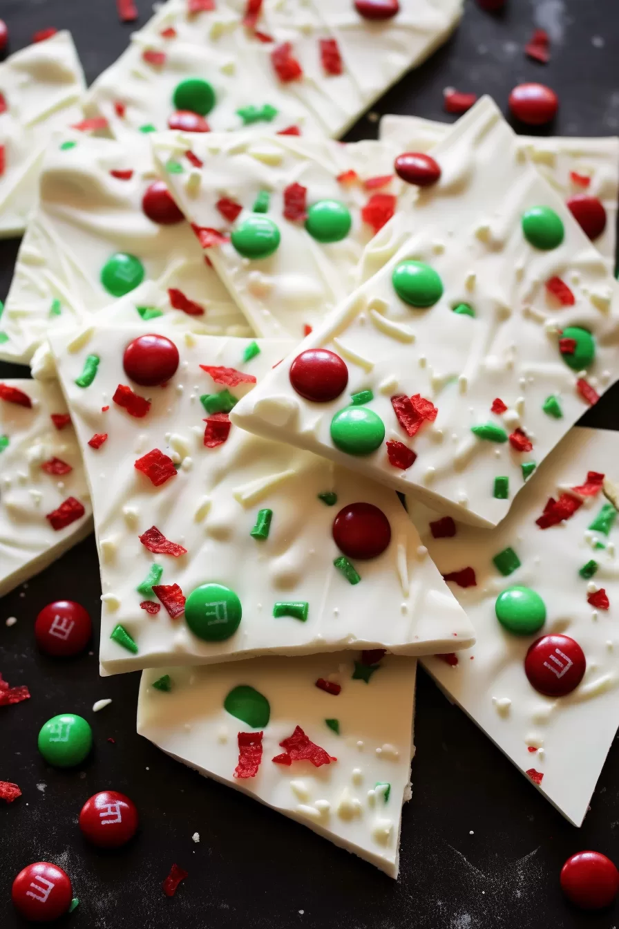 White Chocolate Christmas Bark Recipe
