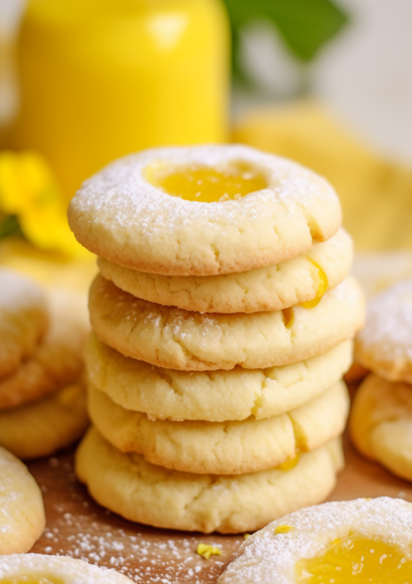 Zesty Lemon Curd Cookies: A Citrusy Delight!