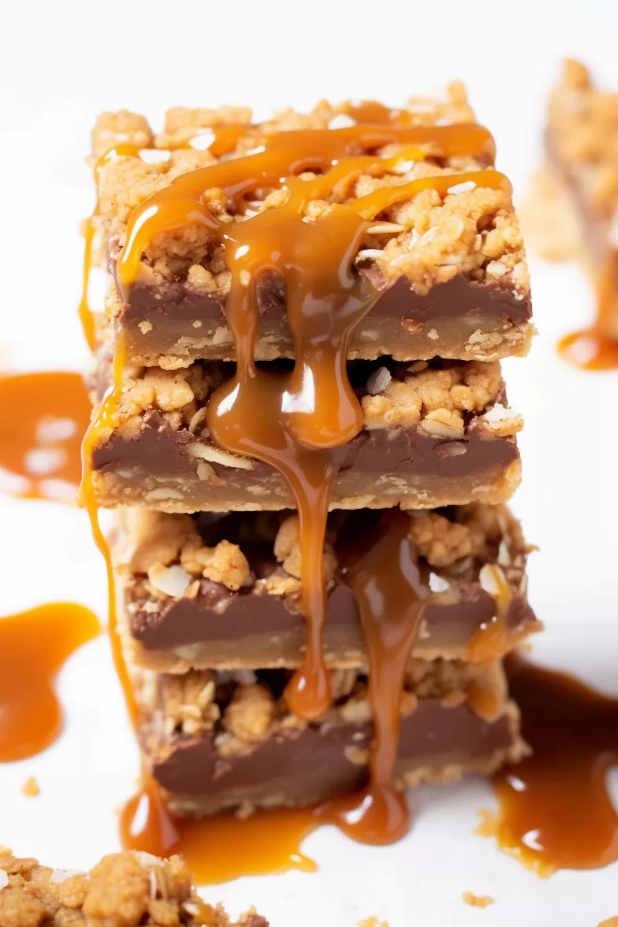 Salted Caramel Oatmeal Carmelitas