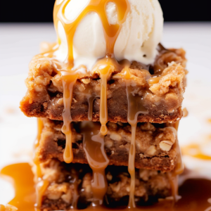 Salted Caramel Oatmeal Carmelitas