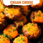 Air Fryer Stuffed Mushrooms With Cream Cheese