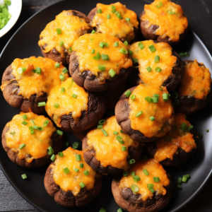 Air Fryer Stuffed Mushrooms With Cream Cheese