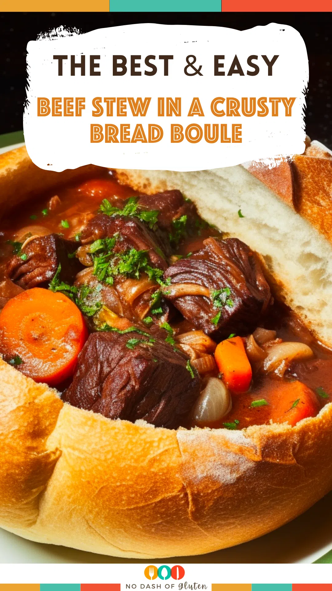 Beef Stew in a Bread Bowl